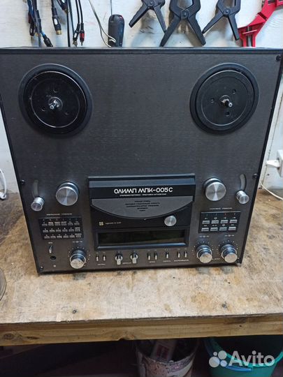 Катушечный магнитофон-приставка Олимп