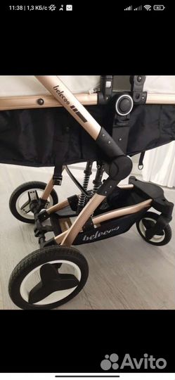 Коляска 3 в 1 belecoo x6 эко-кожа