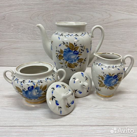 Сервиз кофейный Тет-а-тет фарфор Пролетарий