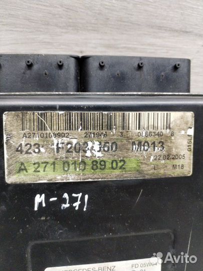 Блок управления двигателем Mercedes w 203 m 271