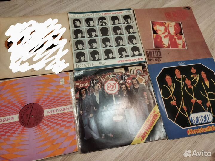 Советские виниловые пластинки (музыка, сказки)