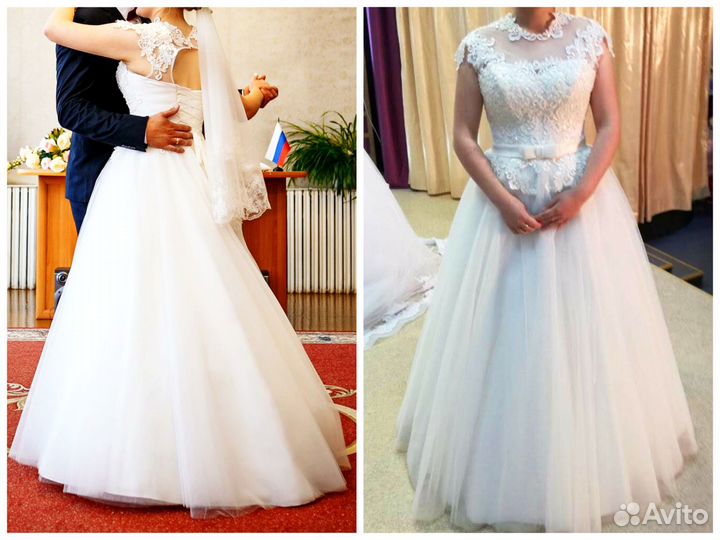 Свадебное платье 46-48