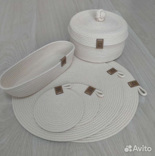 Набор сервировочный. Ручная работа