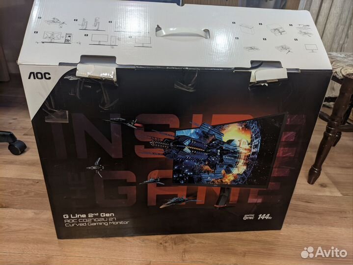 Монитор 144 гц aoc 27 дюймов