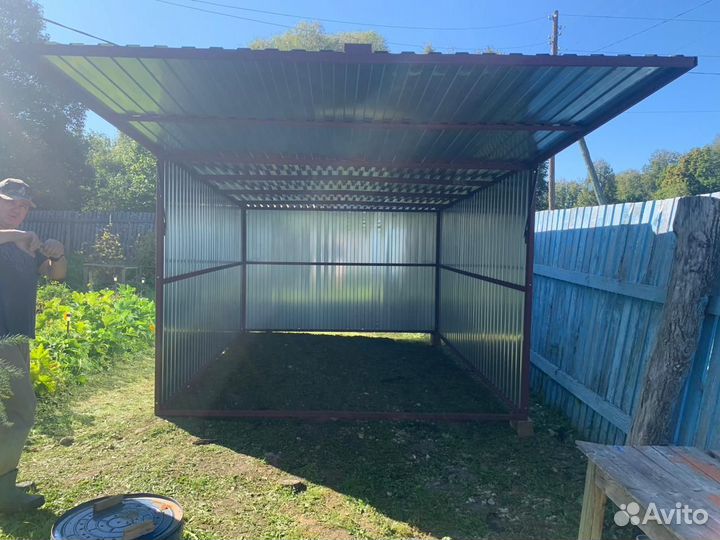 Гараж металлический