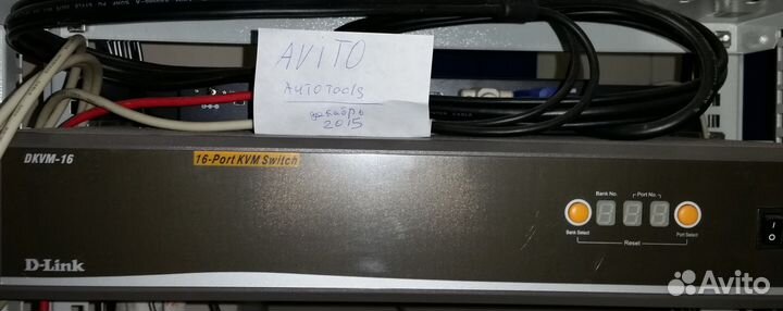 IP KVM dkvm - IP1 + dkvm 16 port свитч dlink