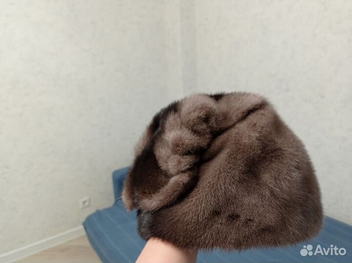 Шапка норковая 58 размер женская