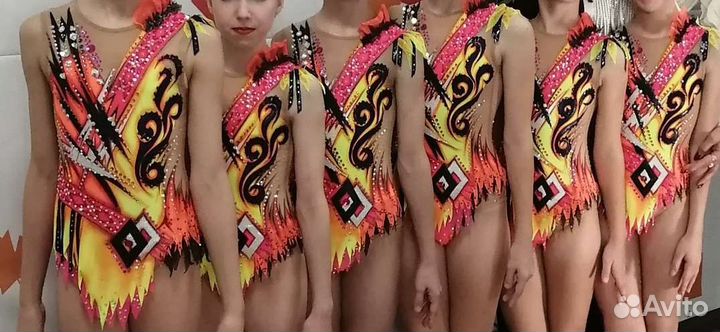 Групповые купальники для художественной гимнастики