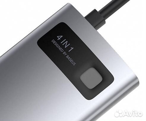 USB-концентратор Хаб Hub Baseus 4 в 1 cahub-CY0G