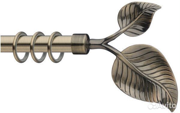 Карниз двойной Arttex бронза