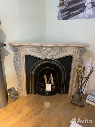 Камин для дома из натурального дерева дуб массив н