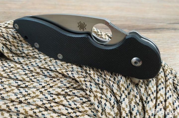 Нож флиппер Спайдерко черный SD1033