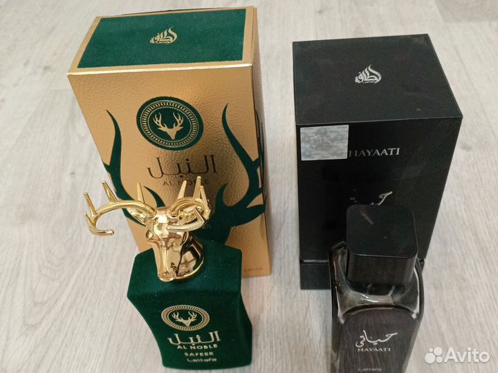 Lattafa hayaati и lattafa al noble safeer