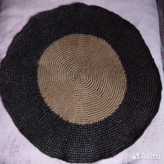 Коврик вязаный крючком