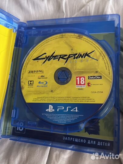 Cyberpunk 2077 ps4 диск