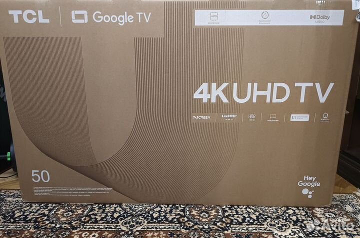 Телевизор TCL 50V6B, UHD 4K Google TV