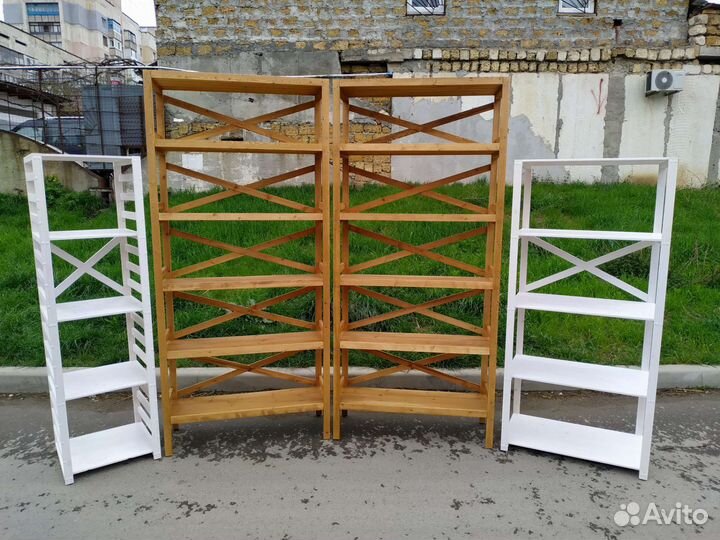 Стеллажи из дерева