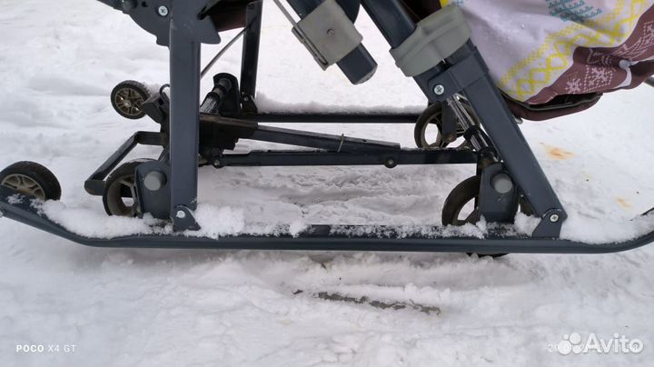 Детские санки-коляска