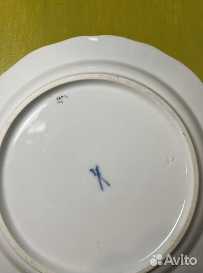Тарелка Мейсен Meissen старинная