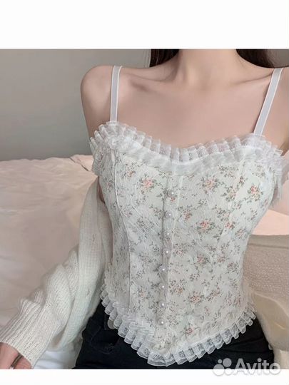 Корсетный топ