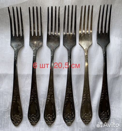 Ложки Вилки Ножи. Мельхиор СССР