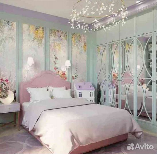 Детская кровать с мягким бортиком