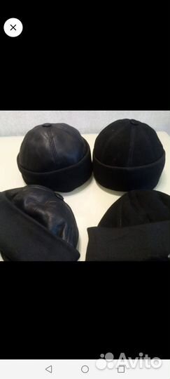 Шапка Новая Кожаная