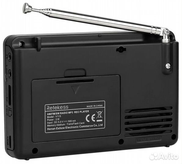 Цифровой радиоприемник с mp3плеером Retekess V115