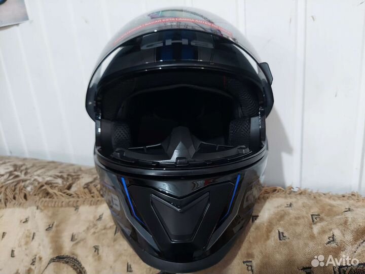 Мотошлем,интеграл,57-62 cм