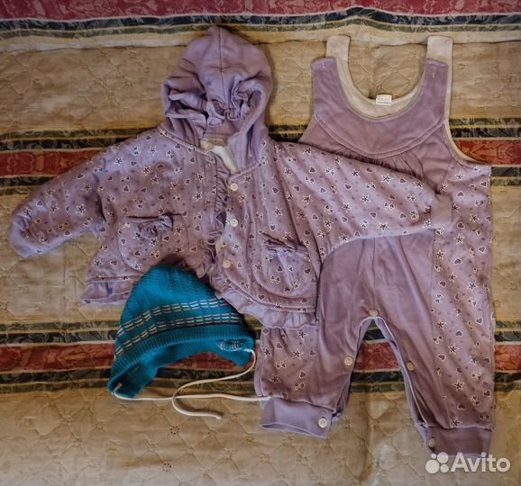 Пакет вещей на девочку новорожденную 0-9 мес