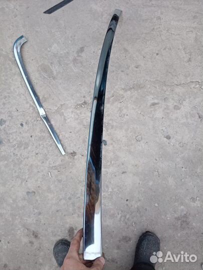 Накладки никиль на Mercedes E210 дорисстайлинг