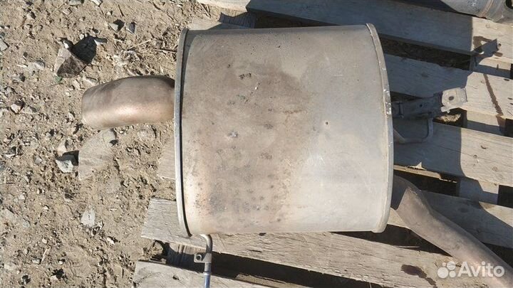 Бочка глушителя левая Bmw X5 E53 M54B30 2005