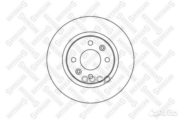 6020-3939-SX диск тормозной Renault Logan 1.4