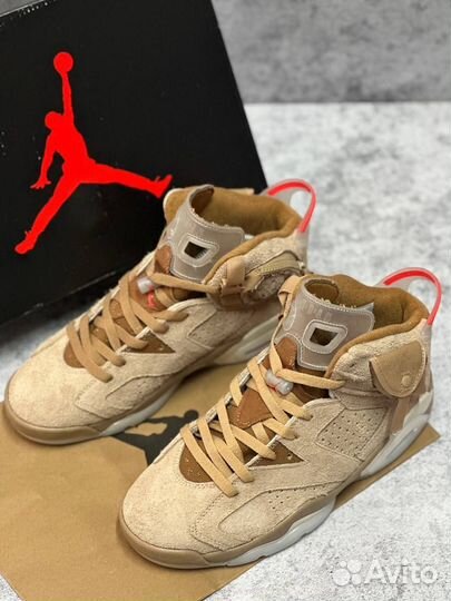 Кроссовки Nike Air Jordan 6 retro travis scott