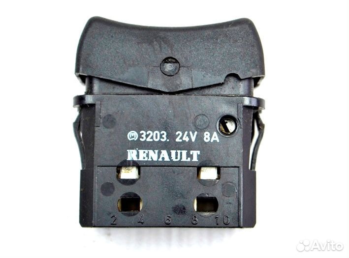 Переключатель стеклоподъемника левый renault truck