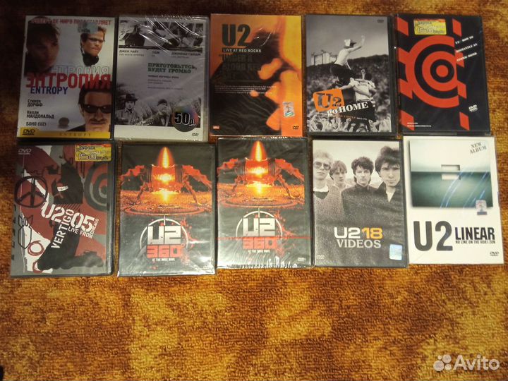 Группа U2 CD DVD диски