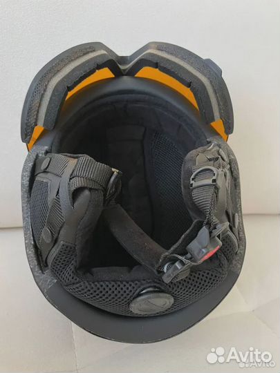 Шлем горнолыжный Alpina Grap Visor HM Black Matt