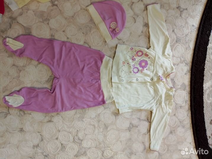 Пакет детской одежды для девочки с рождения