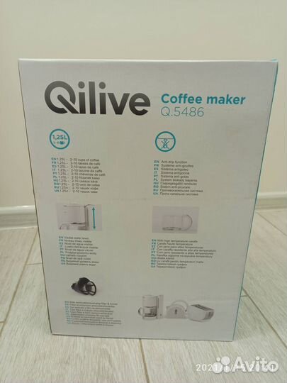 Кофеварка Qilive Q.5486 (белый)