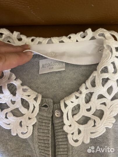 Кардиган на девочку школьный