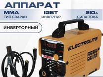 Сварочный инверторный аппарат electrolite MMA-210