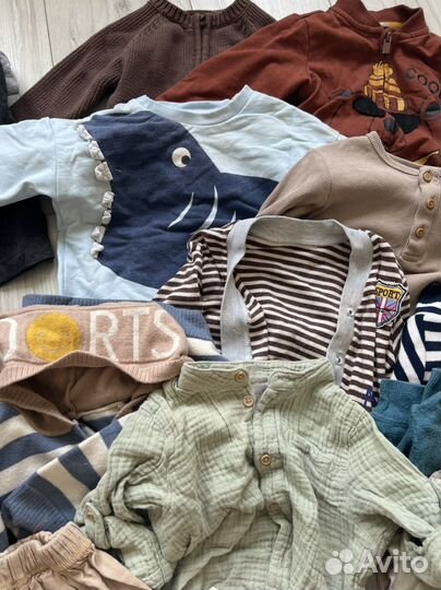 Детские вещи пакетом на мальчика 80 86