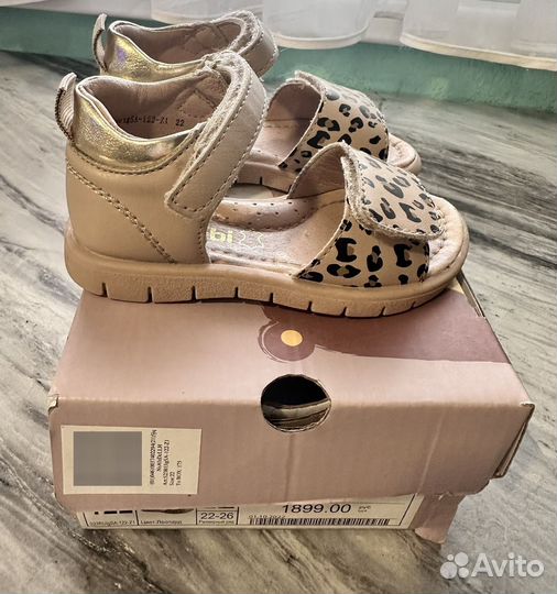 Сандалии для девочки tombi 22 (14,5 см)