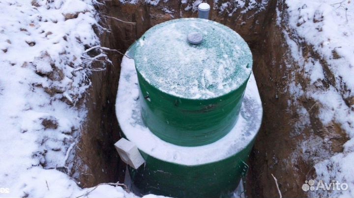 АВТОНОМНАЯ канализация работаем зимой гарантия