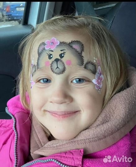 Аквагрим. Реалистичный грим. Грим на Хэлоуин