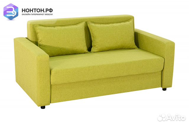 Диван еврокнижка Алекс 1 оливковый