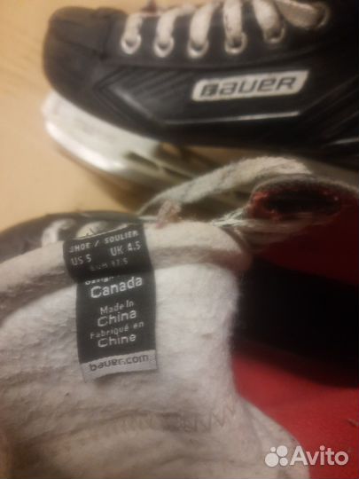 Коньки хоккейные детские bauer