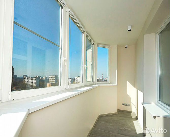 Балкон под ключ / отделка