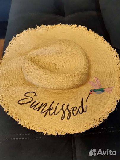 Шляпа соломенная