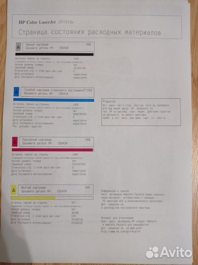 Цветной лазерный принтер hp color LaserJet CP1515n